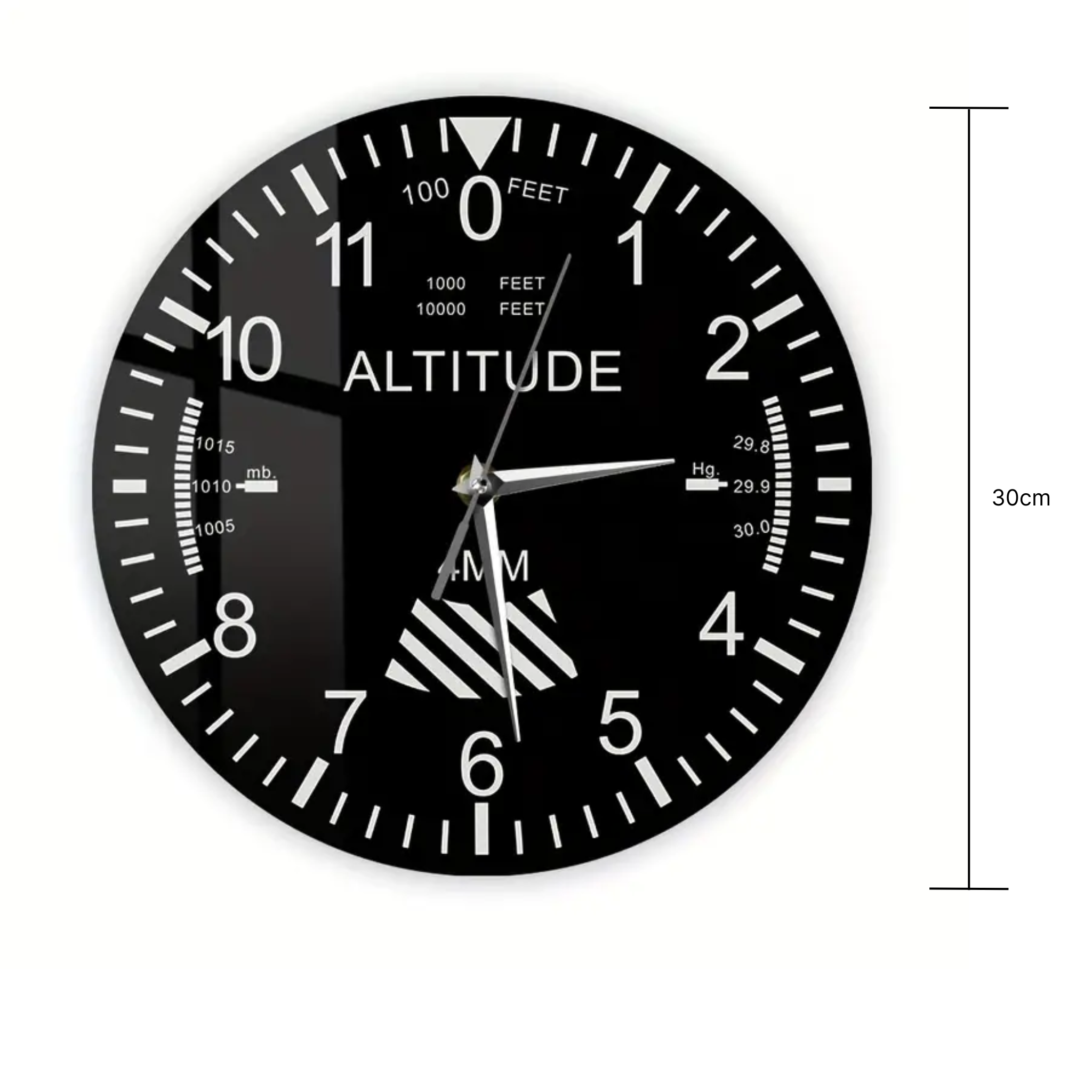 Premium Altitude Aviation Clock