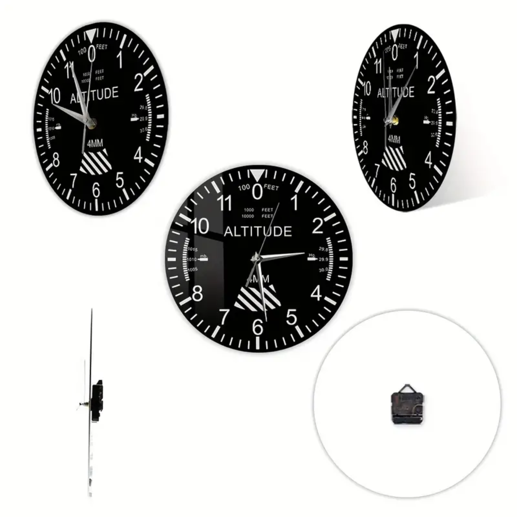 Premium Altitude Aviation Clock