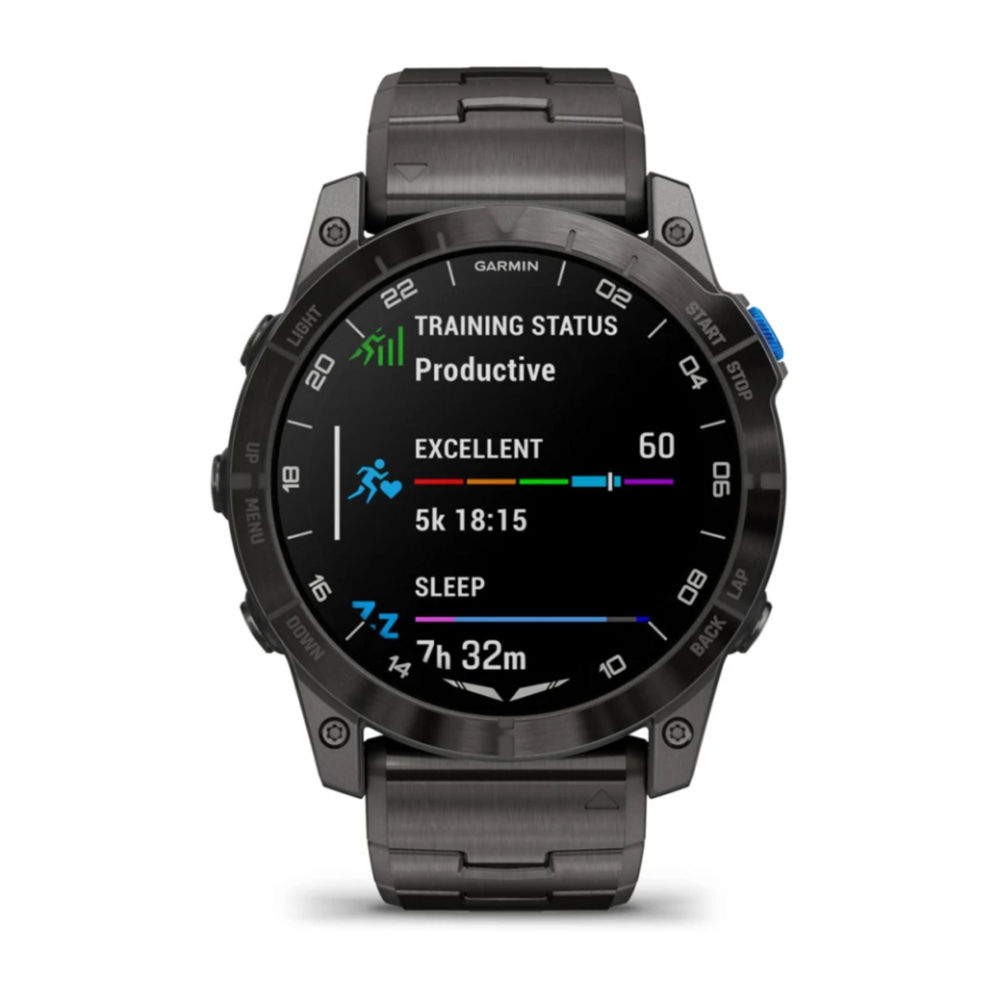 Garmin - D2 Mach 1 Pro Aviator smartwatch + vented titanium bracelet