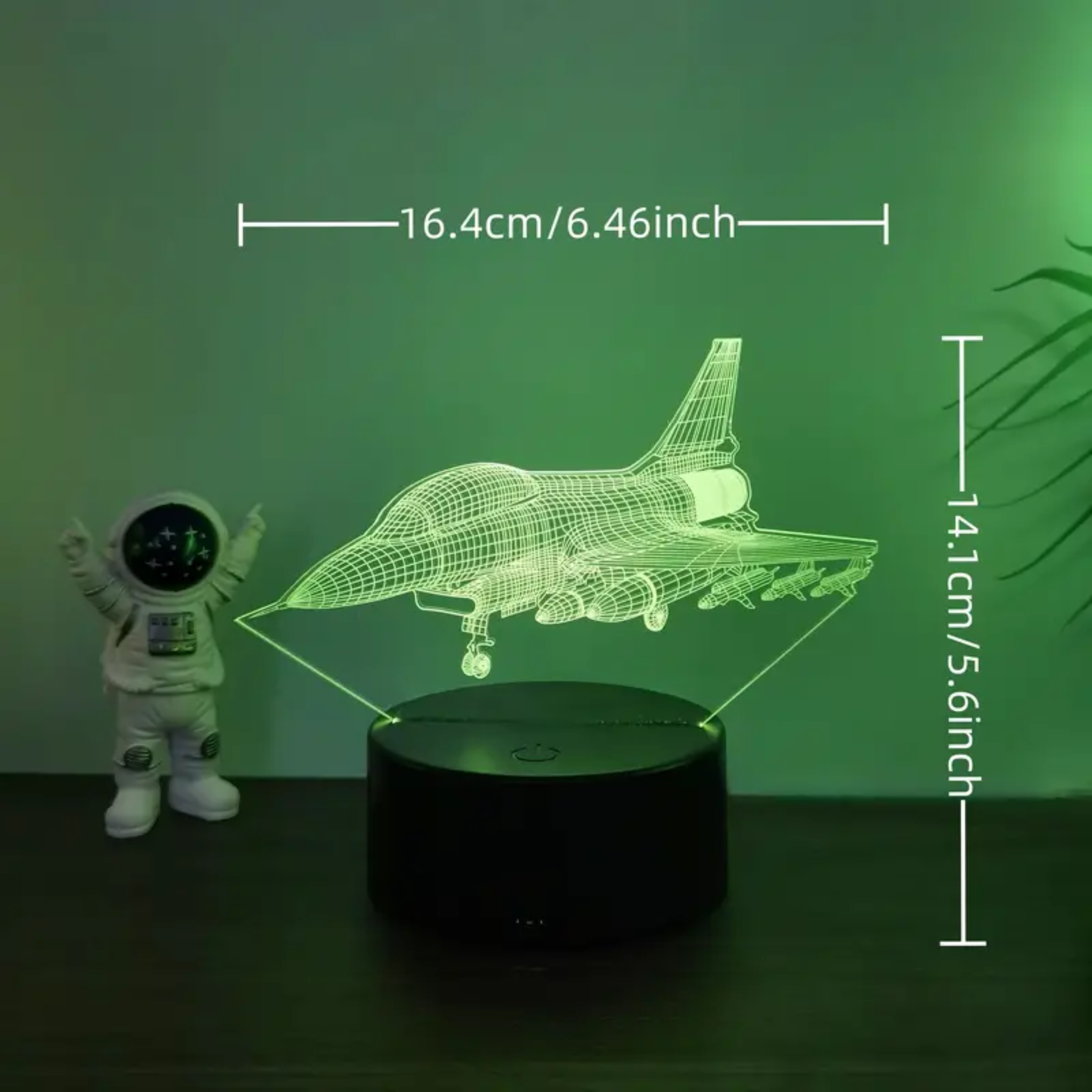 SkyGlow 3D Fighter Jet Lamp