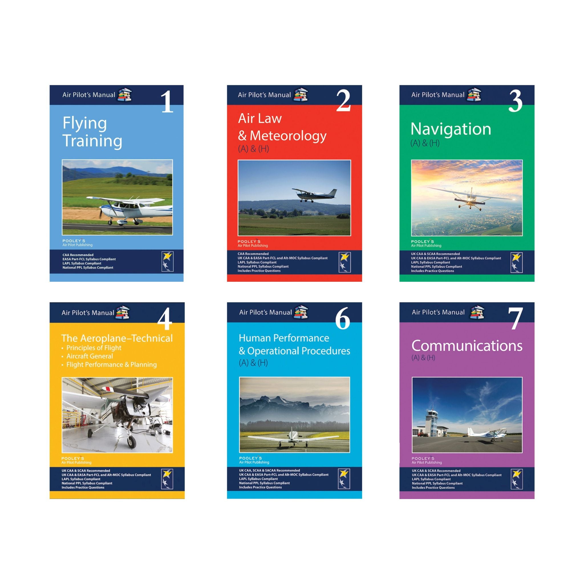 Air Pilot's Manual Volumes 1-4, 6 & 7 for PPL (A)