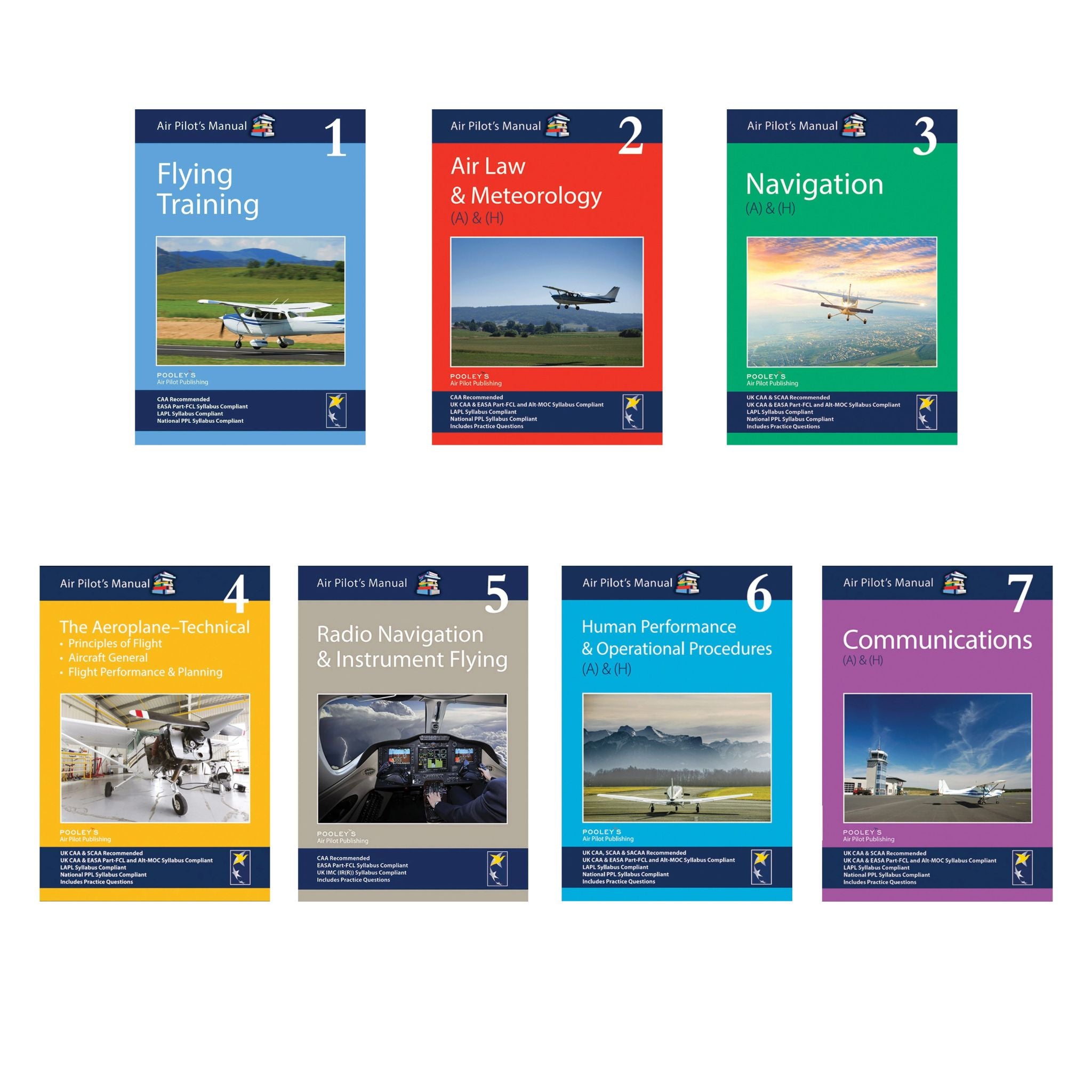 Air Pilot's Manual Volumes 1-7 Full Set – Books