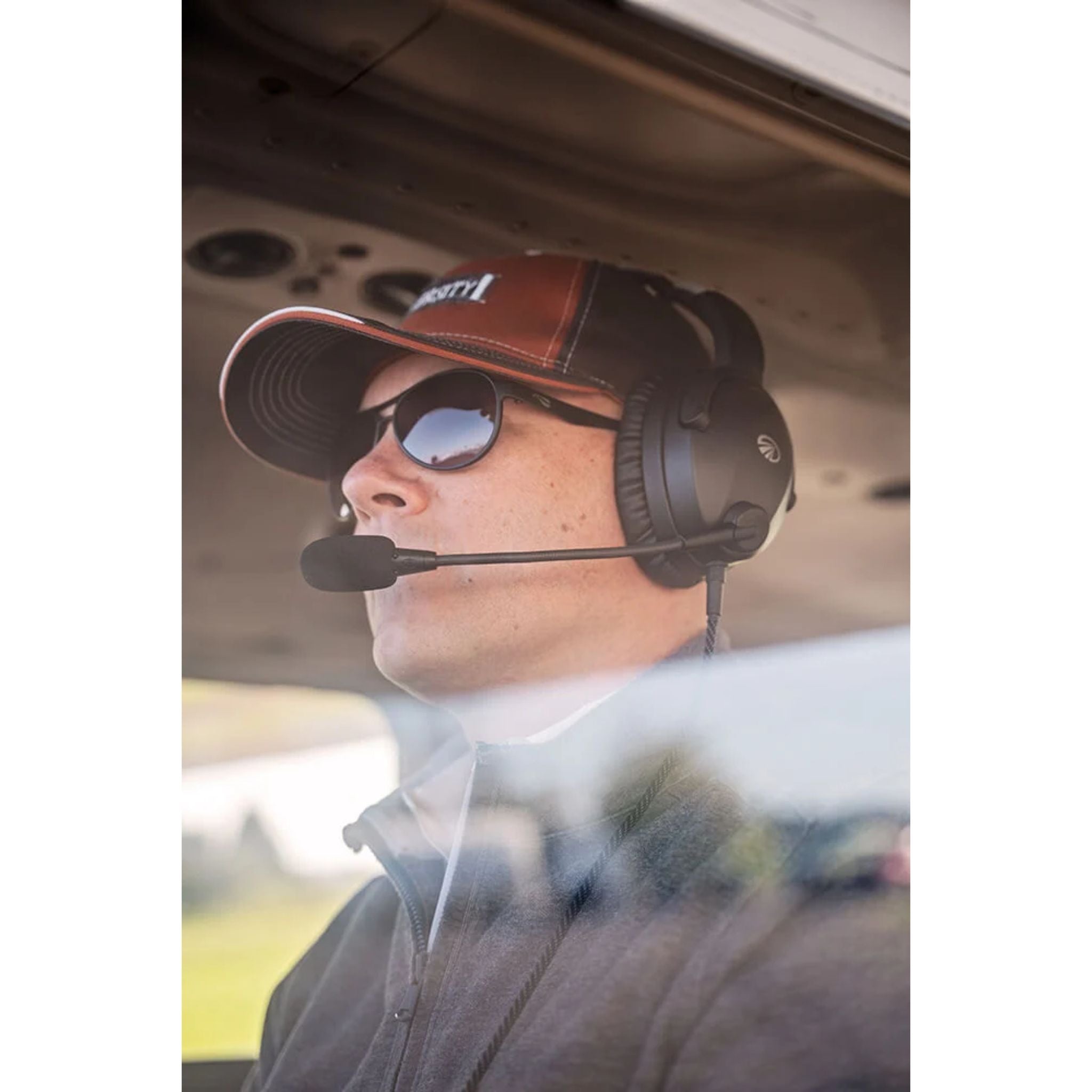 Lightspeed - Zulu 4 GA Panel Power 6-Pin ANR Headset with Bluetooth