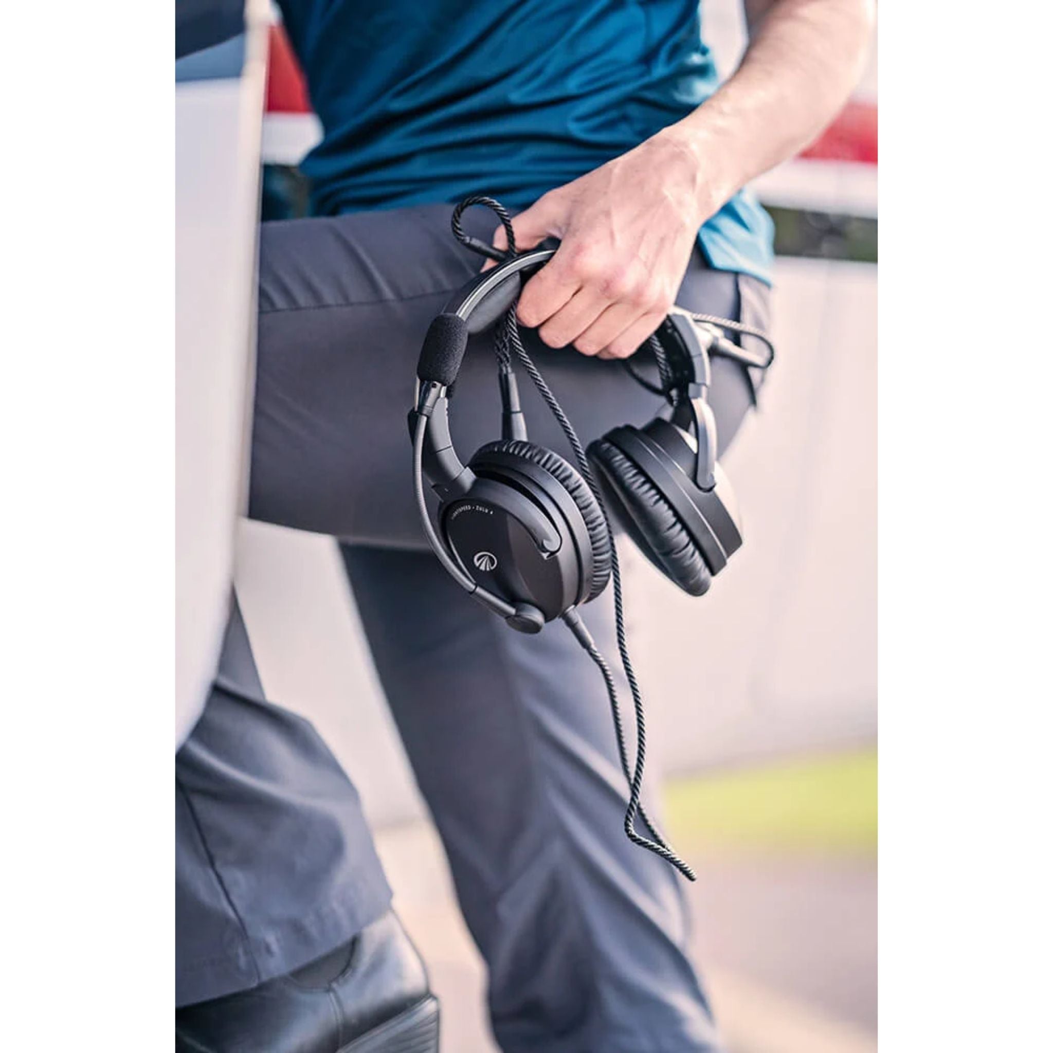 Lightspeed - Zulu 4 GA Panel Power 6-Pin ANR Headset with Bluetooth