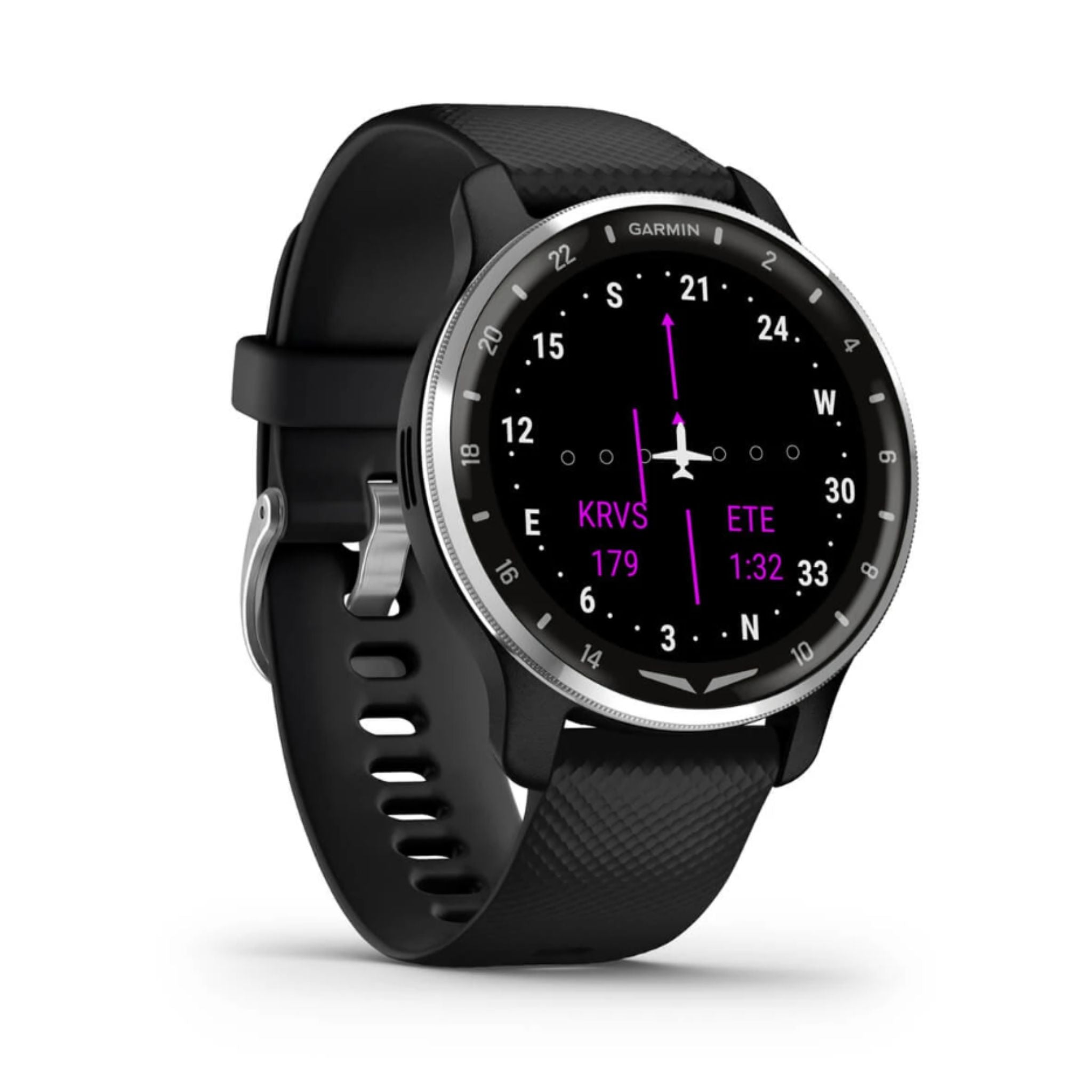 Garmin - D2 Air X10 Aviator Smartwatch - Black
