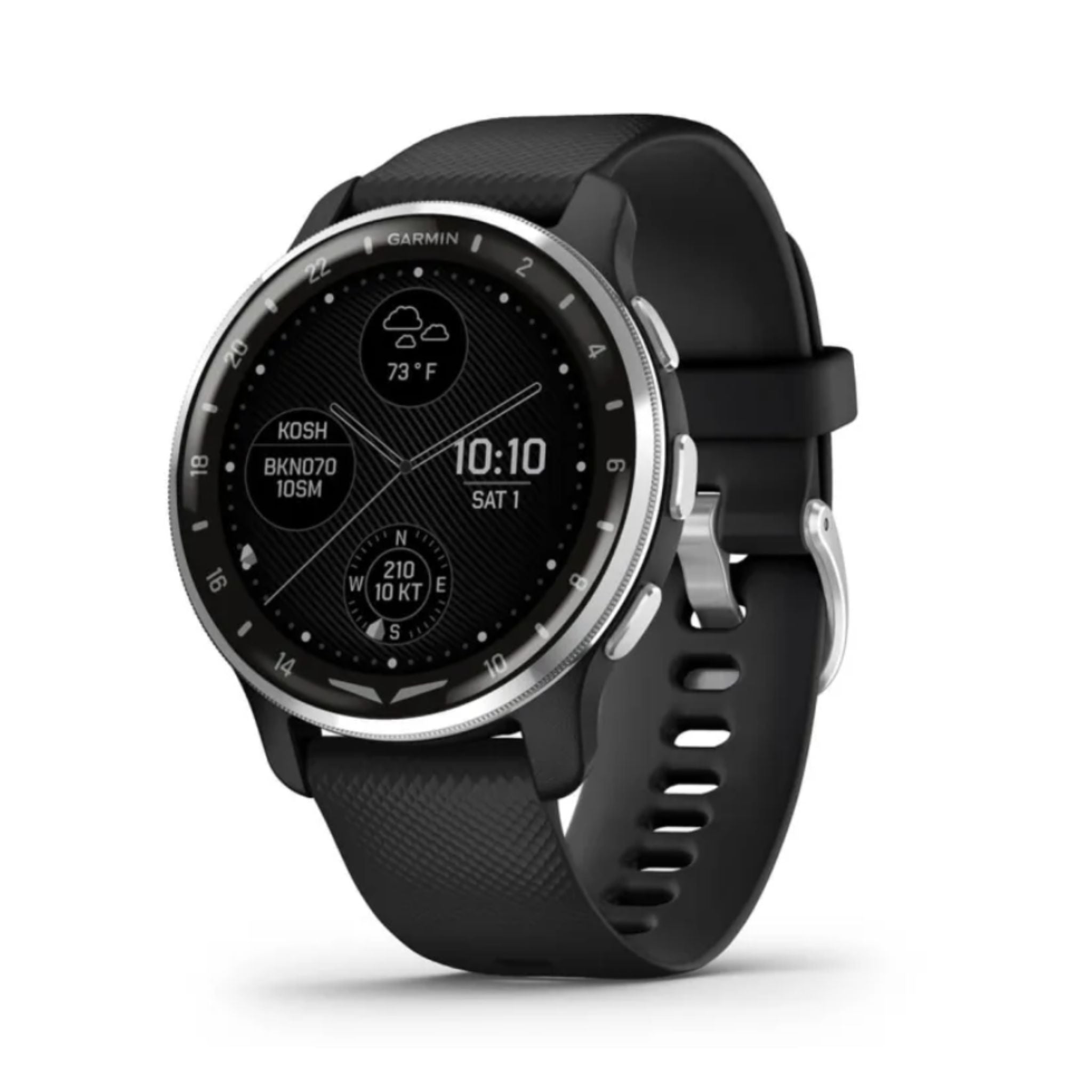 Garmin - D2 Air X10 Aviator Smartwatch - Black