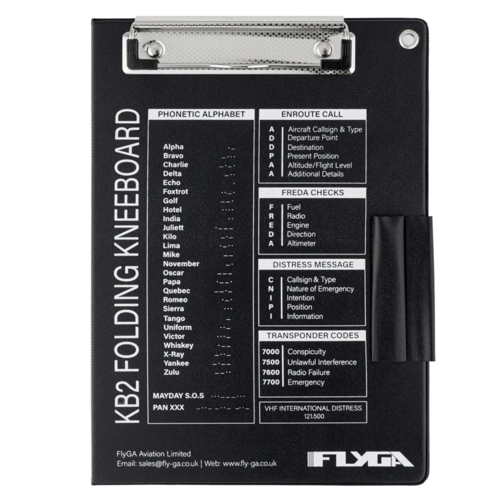 Flyga FlyGA A5 Pilot Kneeboard | Aviation Kneeboard, Student & GA Pilots