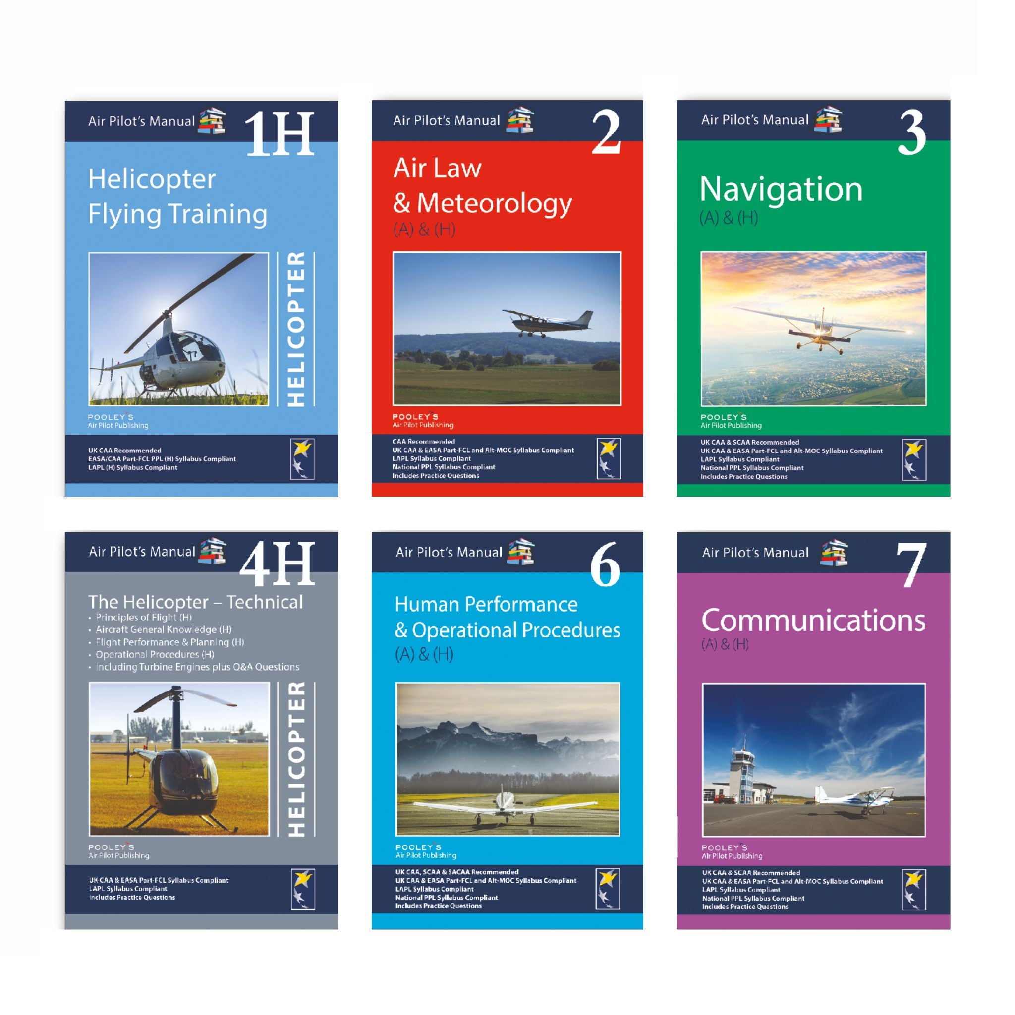 Air Pilot's Manual - Full Set Helicopter Training Books PPL (H)