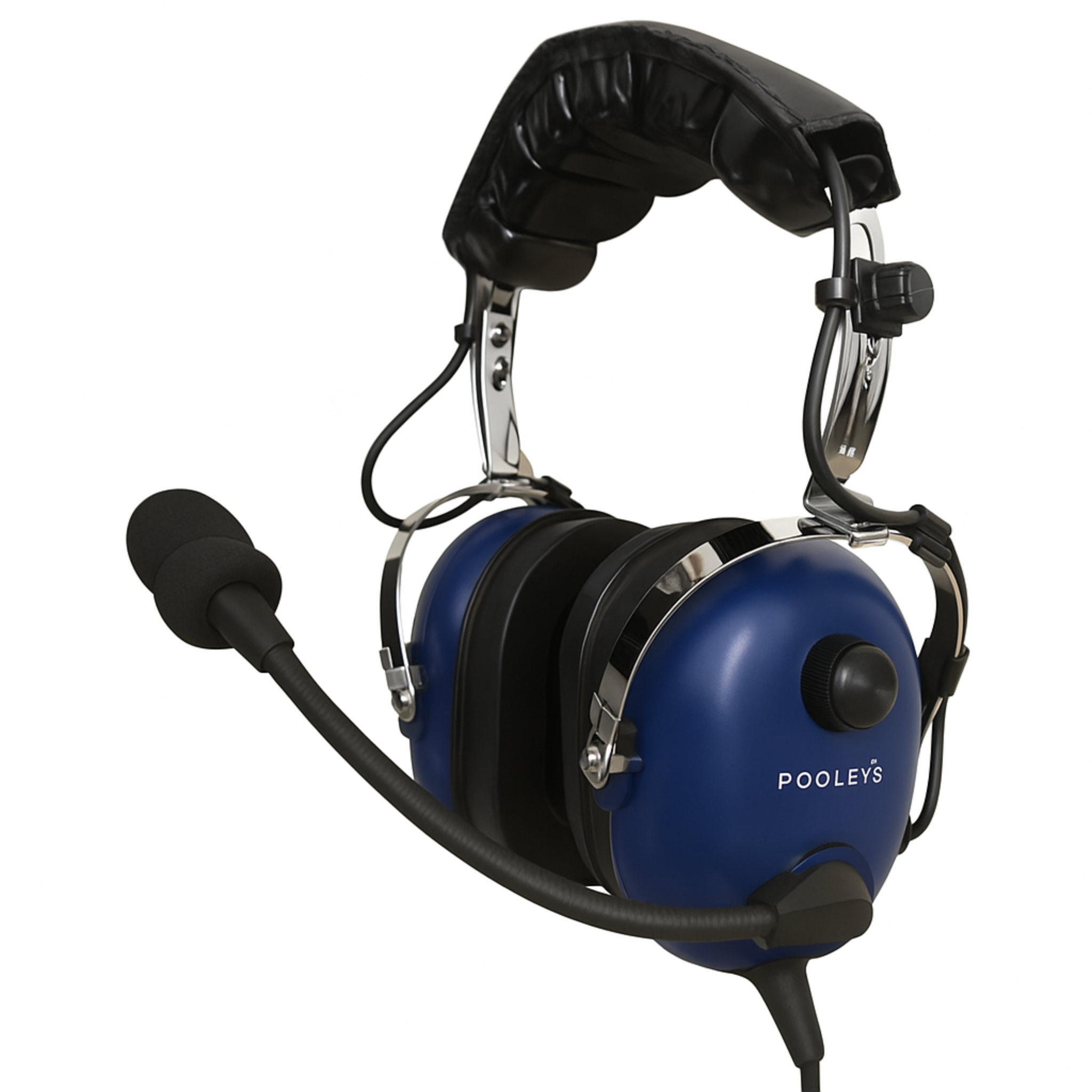 Pooleys - Aviation Headset (Passive) + Free Headset Bag Blue