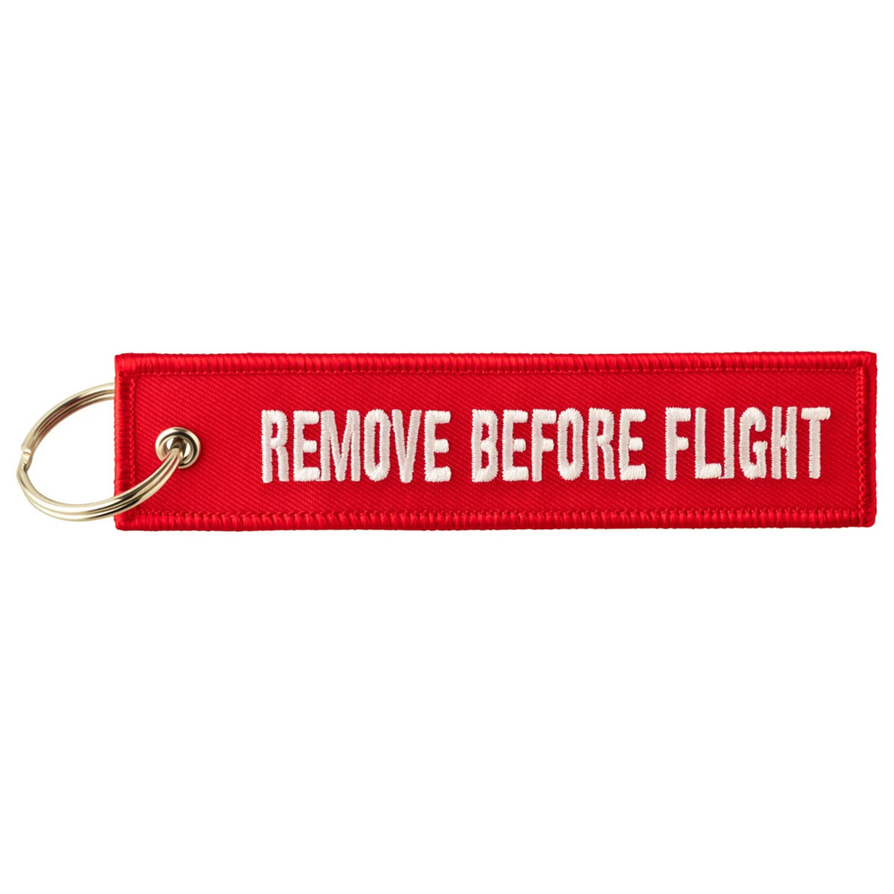 Remove Before Flight Keyring