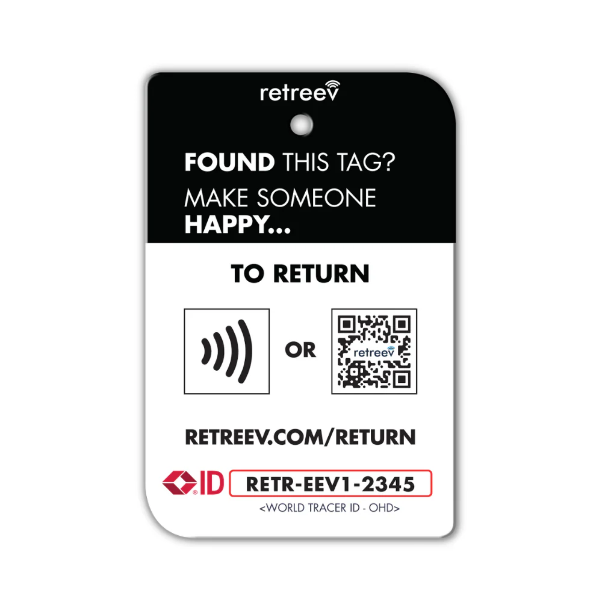 Retreev - SMART Luggage Tag with NFC (Maverick)